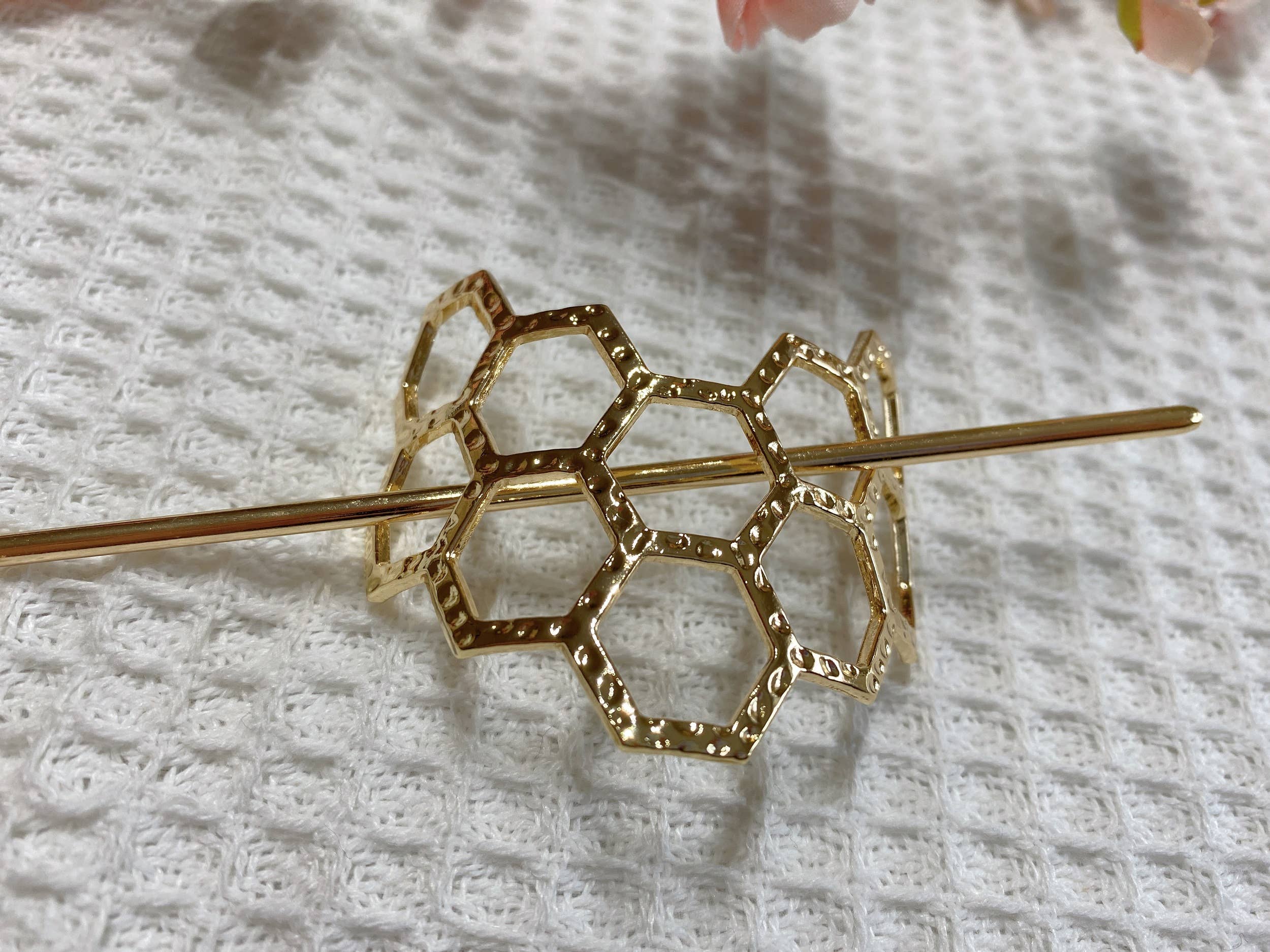 Honeycomb Hair Slide