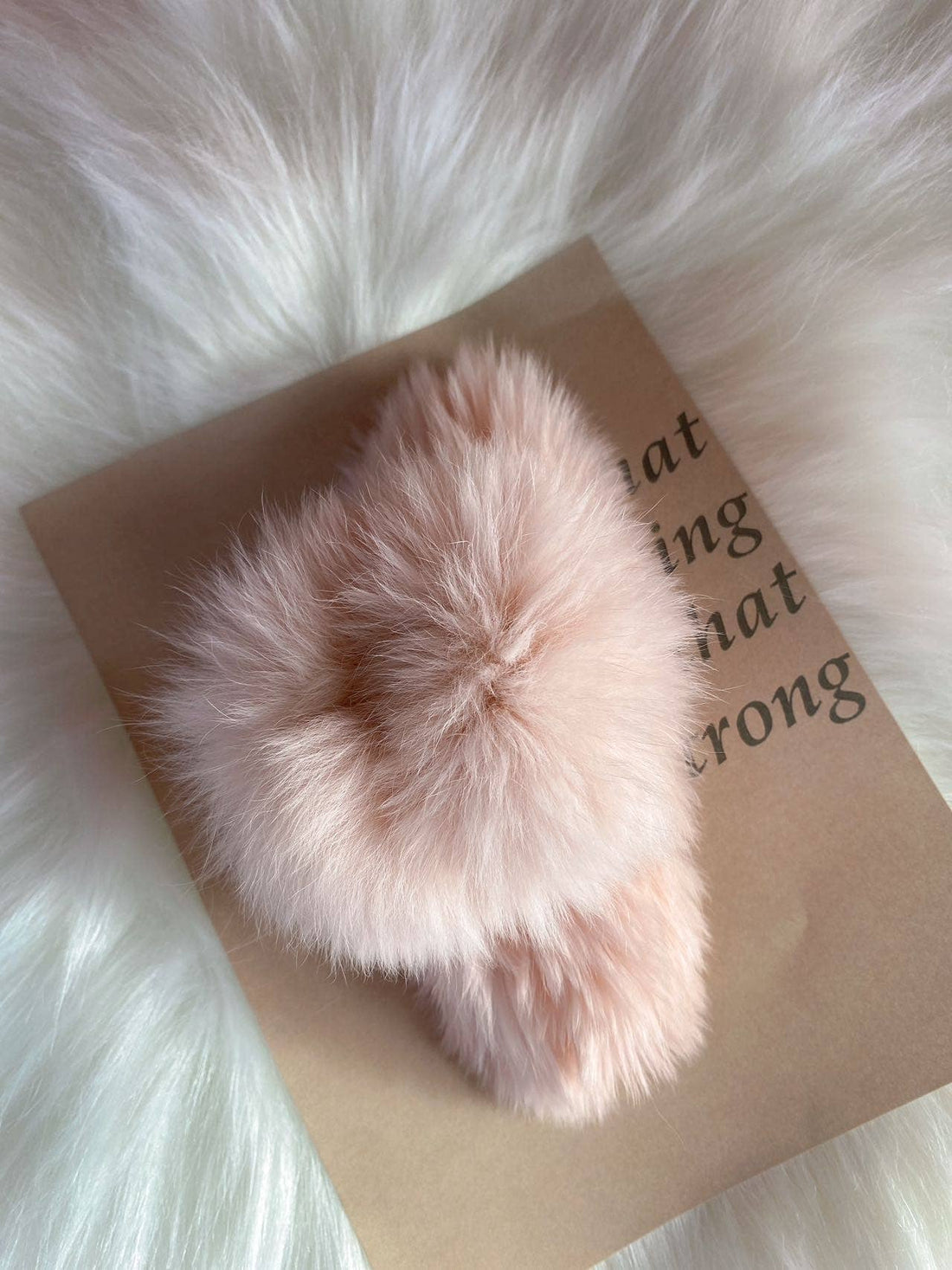 Plush French Hair Claw