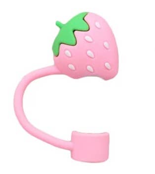 Strawberry Straw Cover |Pink
