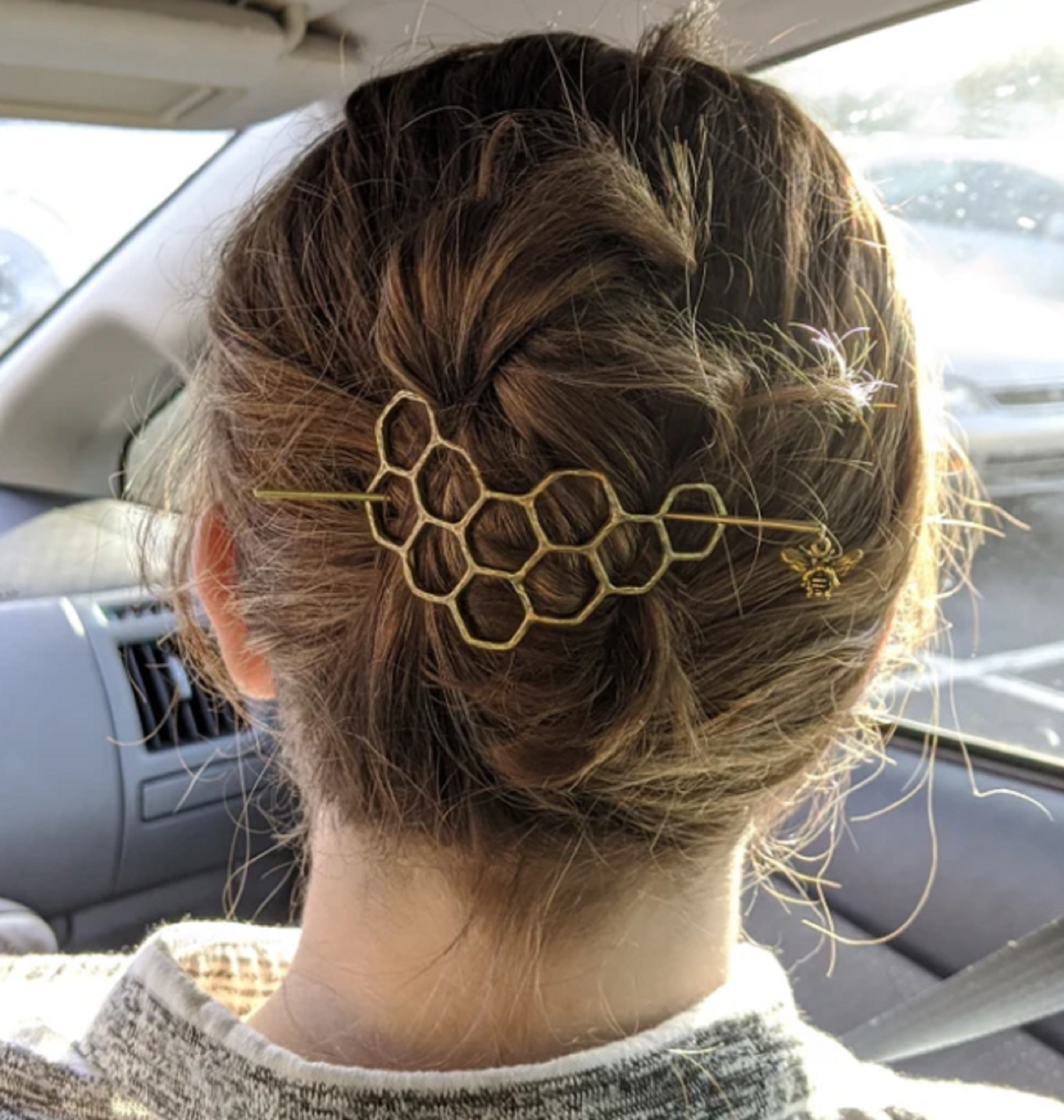 Honeycomb Hair Slide