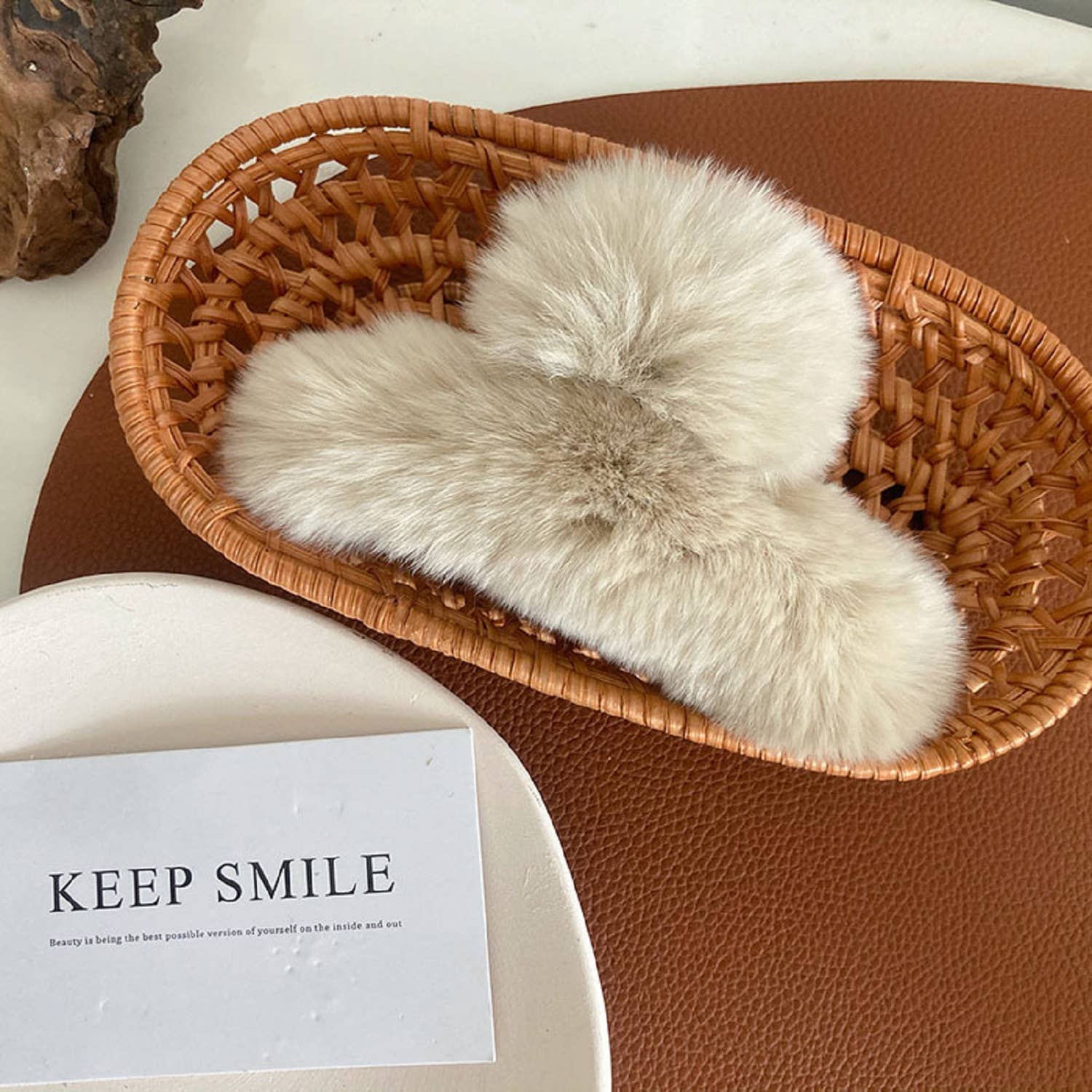 Plush French Hair Claw