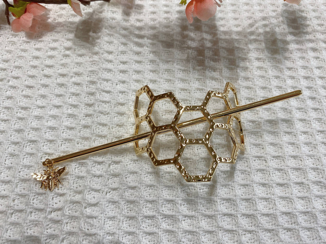 Honeycomb Hair Slide