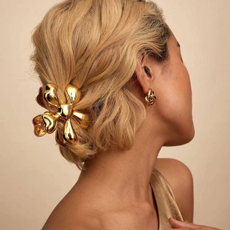Gold Flower Claw