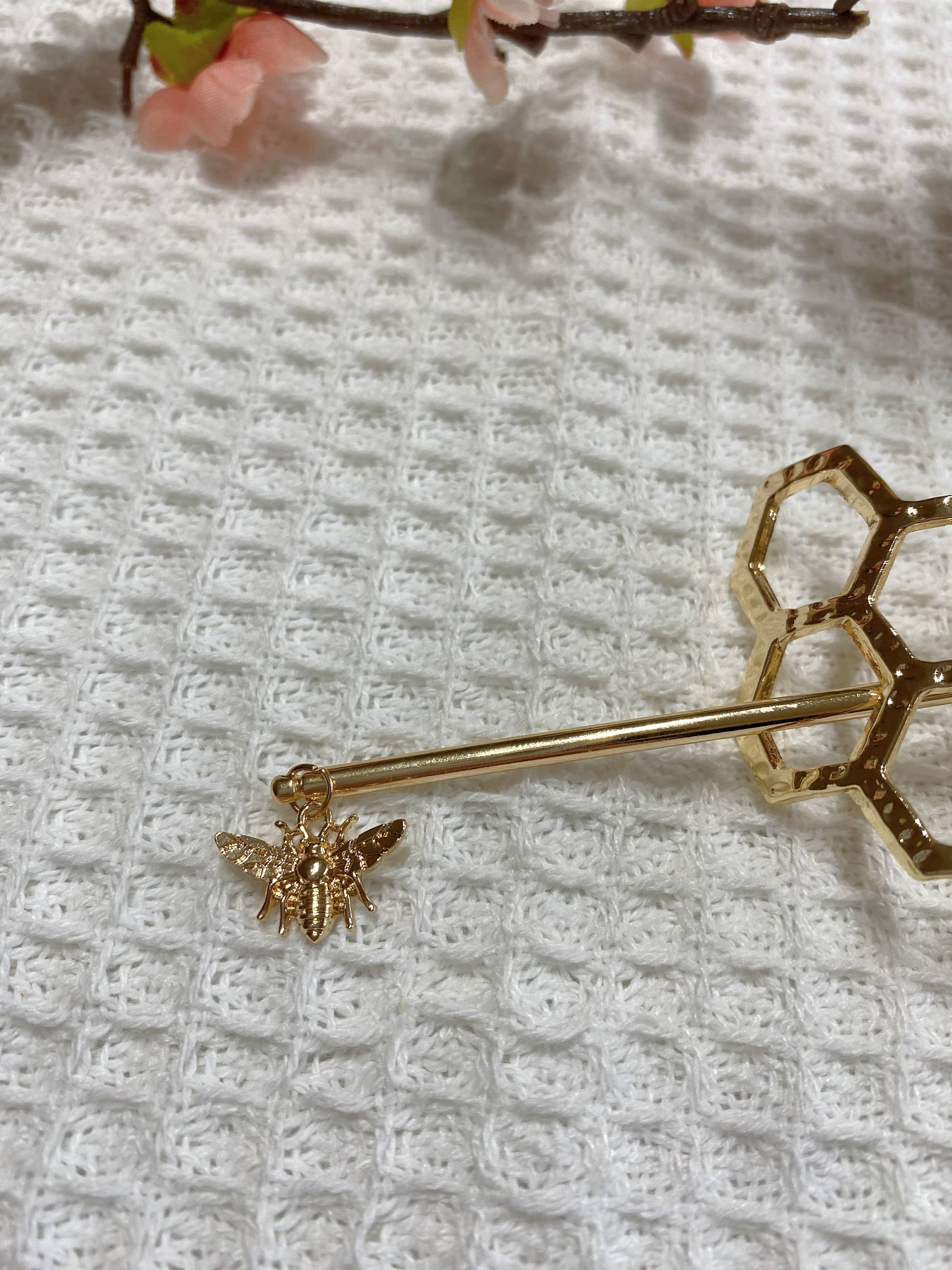 Honeycomb Hair Slide